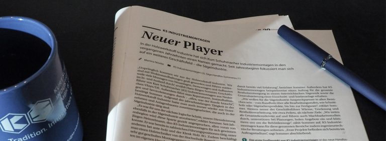 Holzkurier-Zeitschrift mit Kurt Schuhmacher Beitrag